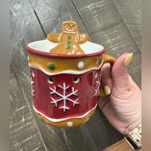 SCENTSY NEW Gingerbread Man Coffee Mug Plug Wax Warmer - Picture 1 of 8